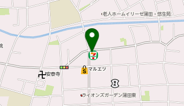 セブンイレブン 大田区西糀谷1丁目店の地図画像