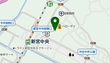 セブン銀行 ライフガーデン新宮中央 共同出張所の地図画像