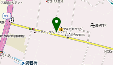 セブンイレブン 仙台荒町店の地図画像
