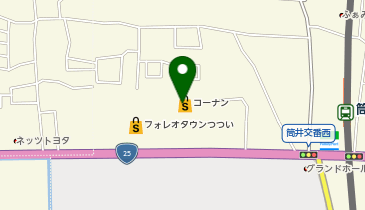 セブン銀行 ホームセンターコーナン 大和郡山筒井店 共同出張所の地図画像