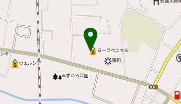 セブン銀行 ヨークベニマル 本宮舘町店 共同出張所の地図画像