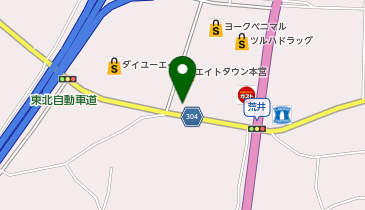 セブン銀行 ヨークベニマル 本宮インター店 共同出張所の地図画像