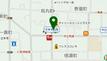 セブンイレブン 京都千本中立売店の地図画像
