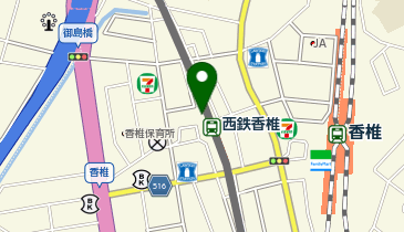 セブン銀行 にしてつストア香椎店 共同出張所の地図画像