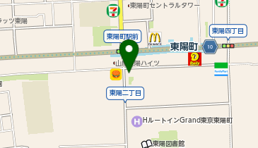 セブンイレブン 東陽2丁目サンヒダカ店の地図画像