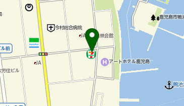 セブンイレブン 鹿児島鴨池港前店の地図画像