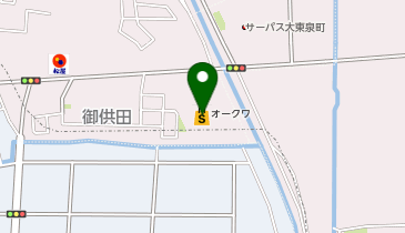 セブン銀行 オークワ 大東店 共同出張所の地図画像