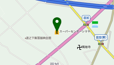 セブン銀行 スーパーセンターシマヤ砺波店 共同出張所の地図画像