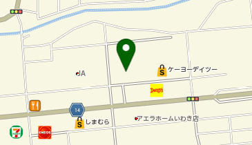 セブン銀行 ヨークベニマル 湯本南店 共同出張所の地図画像