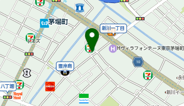 セブンイレブン 新川1丁目中央店の地図画像