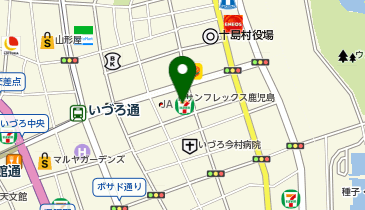 セブンイレブン 鹿児島堀江町店の地図画像