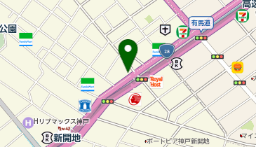 セブンイレブン 神戸福原町店の地図画像