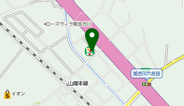 セブンイレブン 加古川平岡新在家店の地図画像