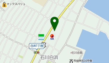 セブンイレブン 石川白浜1丁目店の地図画像