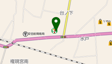 セブンイレブン 会津美里安田前店の地図画像