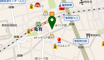 セブンイレブン 亀有駅前店の地図画像