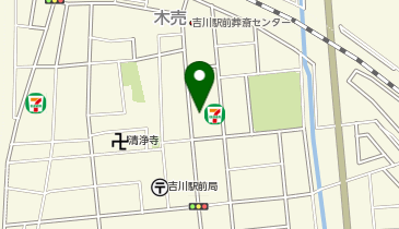 セブンイレブン 吉川駅南店の地図画像