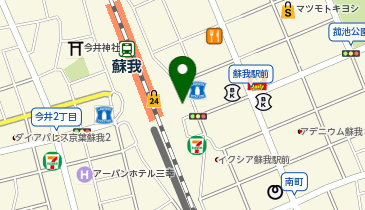 セブンイレブン 蘇我駅東口店の地図画像