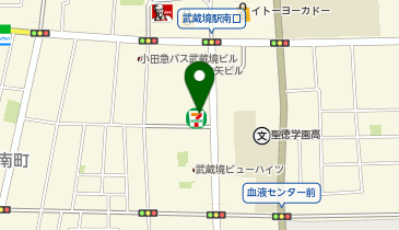 セブンイレブン 武蔵境駅南店の地図画像