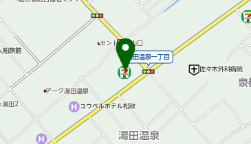 セブンイレブン 山口湯田温泉3丁目店の地図画像