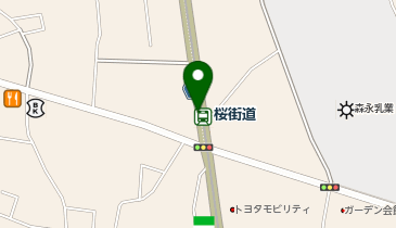 セブン銀行 多摩モノレール桜街道駅 共同出張所の地図画像