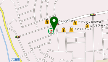 セブンイレブン 越谷西大袋店の地図画像
