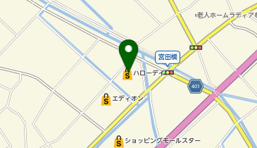 セブン銀行 ハローデイ 宗像店 共同出張所の地図画像