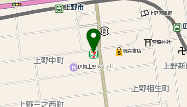 セブンイレブン 伊賀忍者市駅南店の地図画像