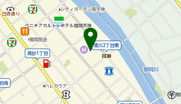 セブンイレブン 福岡清川2丁目店の地図画像