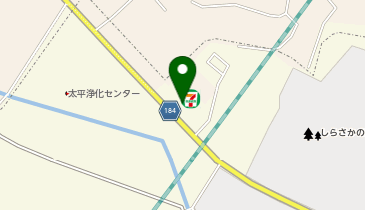 セブンイレブン しらさかの森スポーツ公園店の地図画像