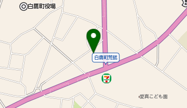 セブン銀行 おーばん白鷹店 共同出張所の地図画像