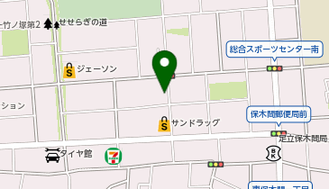 セブン銀行 サミット保木間店 共同出張所の地図画像