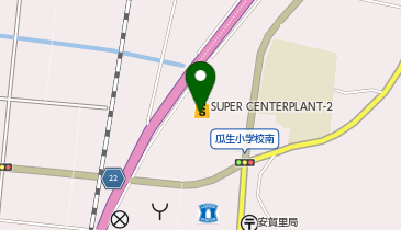 セブン銀行 スーパーセンタープラント 上中店 共同出張所の地図画像