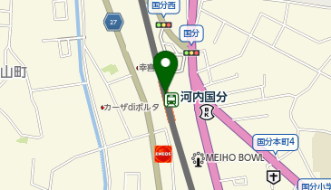 セブン銀行 近鉄電車 河内国分駅 共同出張所の地図画像