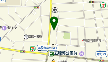 セブンイレブン 函館本町店の地図画像