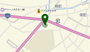 セブンイレブン 一関幸町店の地図画像