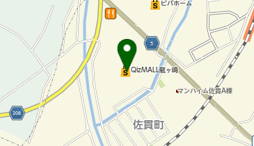 セブン銀行 クイズモール龍ヶ崎 共同出張所の地図画像