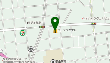 セブン銀行 ヨークベニマル 菜根店 共同出張所の地図画像