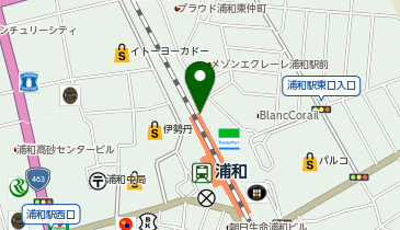 セブン銀行 アトレ浦和 共同出張所の地図画像