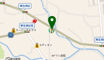 セブンイレブン 箕面粟生間谷東店の地図画像