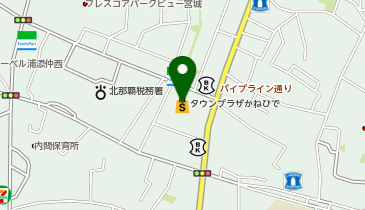 セブン銀行 タウンプラザかねひでパイプライン内間市場 共同出張所の地図画像