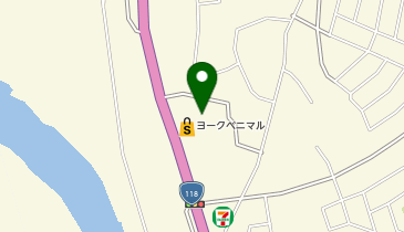 セブン銀行 ヨークベニマル 飯寺店 共同出張所の地図画像