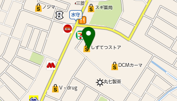 セブン銀行 しずてつストア 藤枝水守店 共同出張所の地図画像