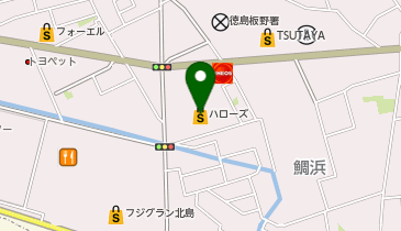 セブン銀行 ハローズ 北島店 共同出張所の地図画像