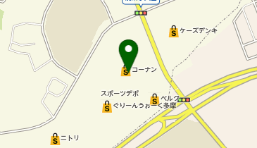 セブン銀行 ぐりーんうぉーく多摩 共同出張所の地図画像