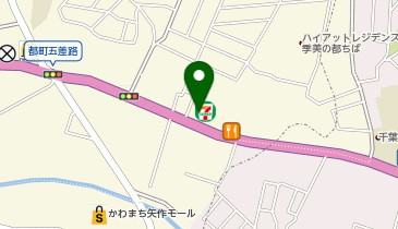 セブンイレブン 千葉都町東店の地図画像