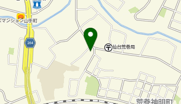 セブンイレブン 仙台荒巻神明町店の地図画像