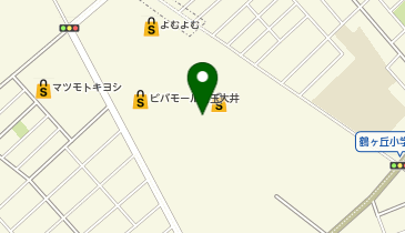 セブン銀行 ビバモール 埼玉大井ショッピングセンター 共同出張所の地図画像
