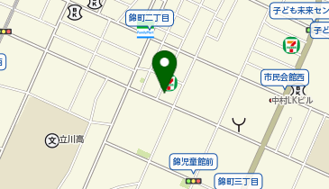 セブンイレブン 立川錦町2丁目店の地図画像