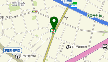セブンイレブン 世田谷玉川台店の地図画像
